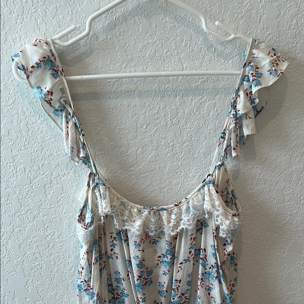 Free People Intimately Floral Ruffle Bodysuit - Picture 9 of 11